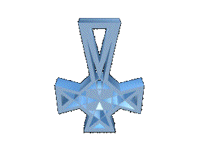 Gif animé gothique croix